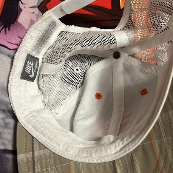 Nike Sportswear Vintage Grey Orange Adult Adjustable Hat OSFM - Picture 4 of 4